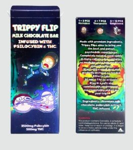 Trippy Flip Milk Chocolate Bar For Sale Online