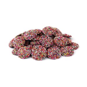 Guittard Milk Chocolate Wafers with Colored Nonpareils